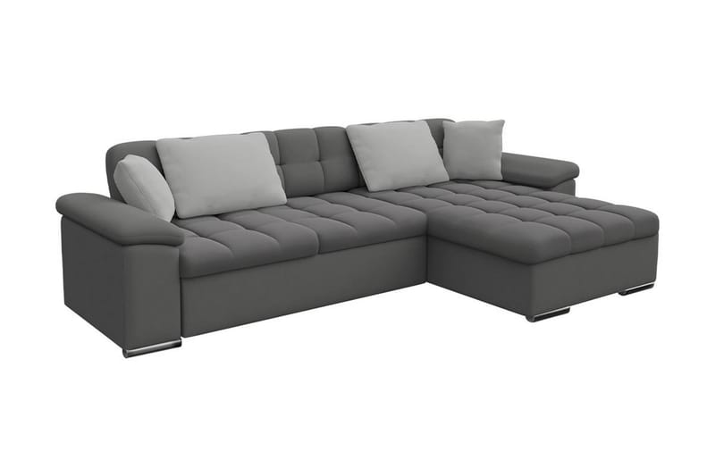 Sovesofa 3-seters L-formet 280x160 cm Høyre - Sovesofaer - Sovesofa divan