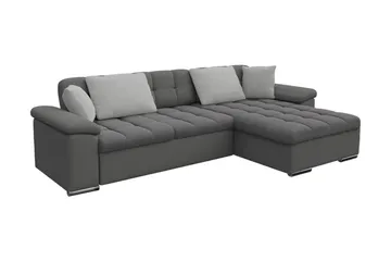Sovesofa 3-seters L-formet 280x160 cm Høyre - Møbler - Sofaer - Sovesofaer