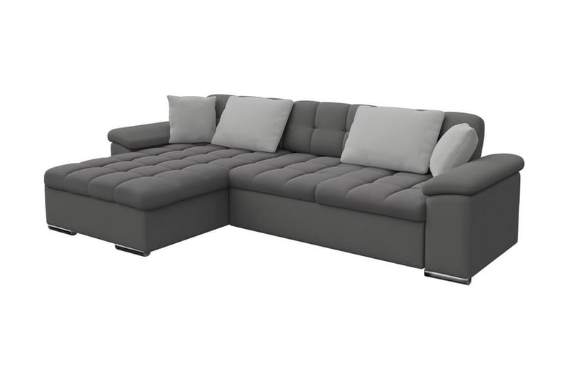 Sovesofa 3-seters L-formet 280x160 cm Venstre - Møbler - Sofaer - Sovesofaer