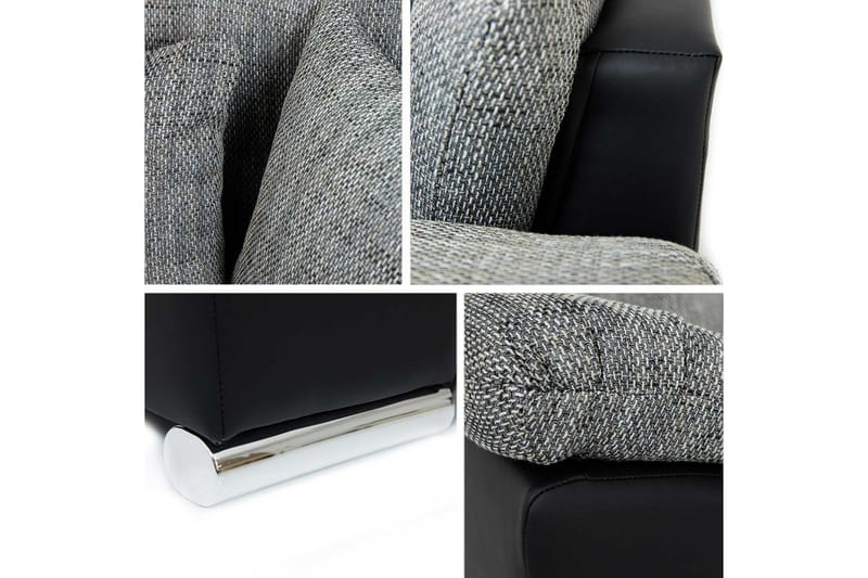 Sovesofa 3-seters L-formet 280x160 cm Venstre - Møbler - Sofaer - Sovesofaer