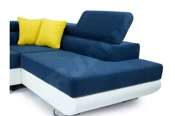 Sovesofa 4-seters U-formet 345x202 cm Høyre - Møbler - Sofaer - Sovesofaer