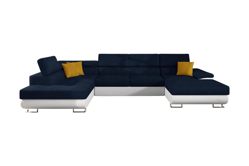 Sovesofa 4-seters U-formet 345x202 cm Venstre - Sovesofaer - Sovesofa divan