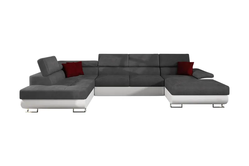 Sovesofa 4-seters U-formet 345x202 cm Venstre, undefined