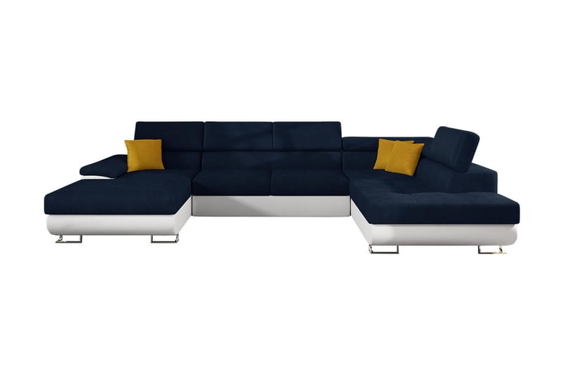 Sovesofa 4-seters U-formet 345x202 cm - Møbler - Sofaer - Sovesofaer