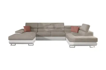 Sovesofa 4-seters U-formet 345x202 cm - Møbler - Sofaer - Sovesofaer