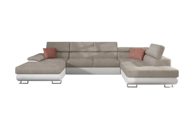 Sovesofa 4-seters U-formet 345x202 cm, undefined