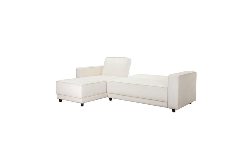 Sovesofa Allie Krem, Fløyel, 82x229x154 cm - Krem, Fløyel, 82x229x154 cm - Møbler - Sofaer - Sovesofaer
