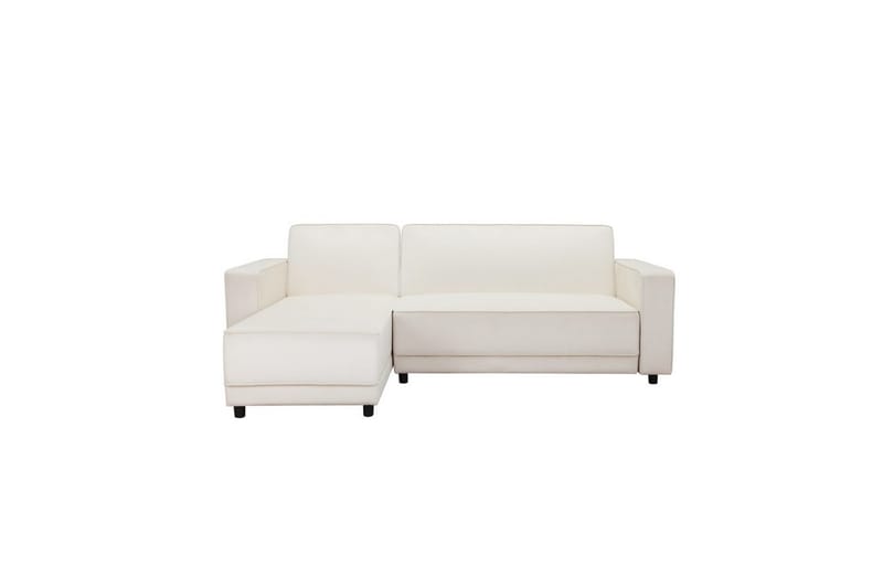 Sovesofa Allie Krem, Fløyel, 82x229x154 cm - Krem, Fløyel, 82x229x154 cm - Møbler - Sofaer - Sovesofaer