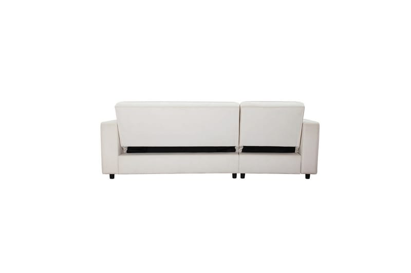 Sovesofa Allie Krem, Fløyel, 82x229x154 cm - Krem, Fløyel, 82x229x154 cm - Møbler - Sofaer - Sovesofaer