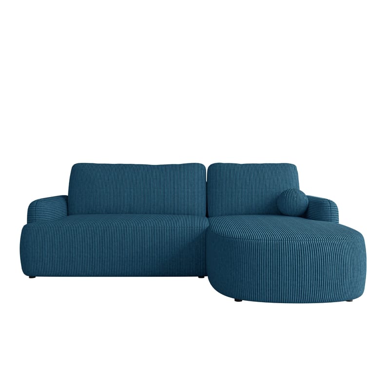 Branrel 3-seters sofa med divan, blå