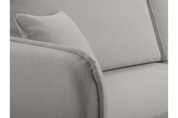 Chandru Sovesofa med Sjeselong 3-seter - Svart - Møbler - Sofaer - Sovesofaer - Sovesofa divan