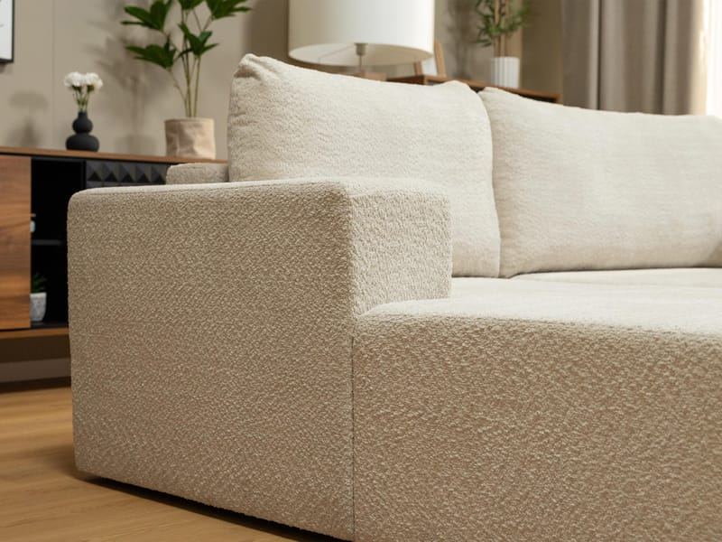 Deylor 3-seters sovesofa med divan - brun - Møbler - Sofaer - Sovesofaer - Sovesofa divan