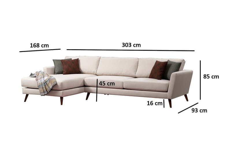 Gajanejos Divansofa - Beige - Sovesofaer - Sovesofa divan