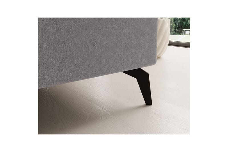 Hjørnesofa Eltap Solange 292x196x84 cm - Omega 02, Grå, Venstre - Møbler - Sofaer - Sovesofaer - Sovesofa divan