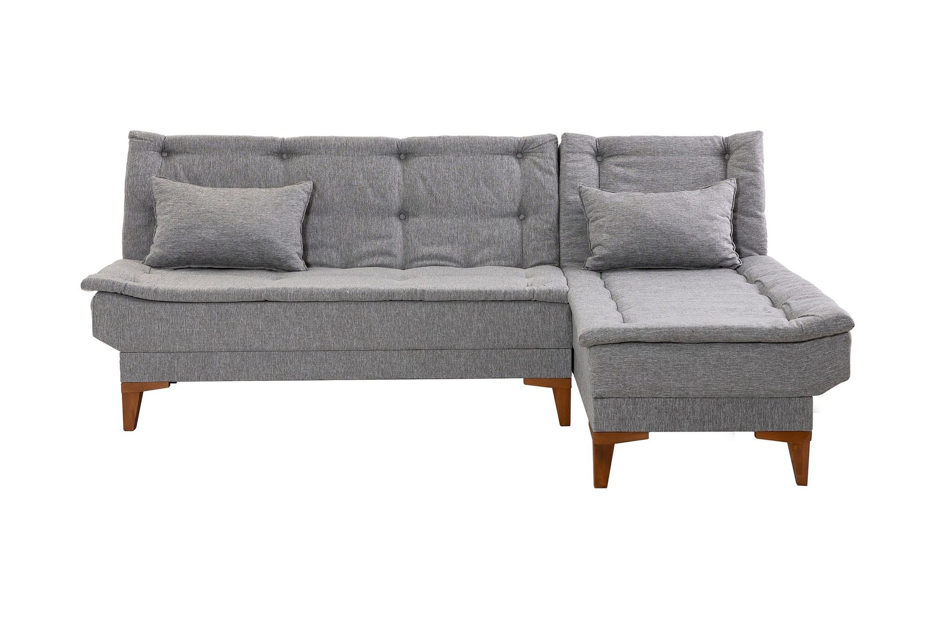 Hunterville Sovesofa m. Divan 4-seters 107x205 - Grå