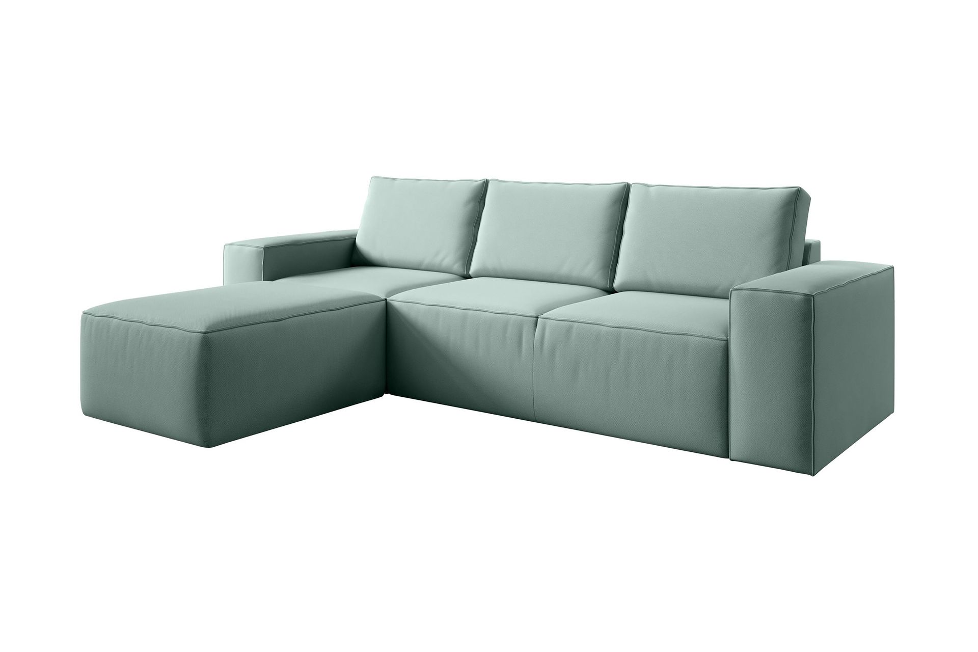 Kamli Sovesofa m. Divan med Oppbevaring - Turkis