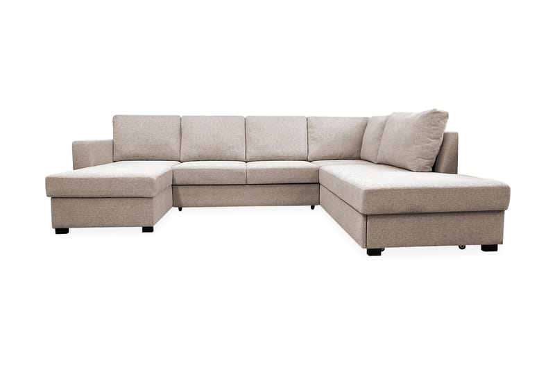 Paris U-Sovesofa - Beige - Møbler - Sofaer - Sovesofaer - Sovesofa divan