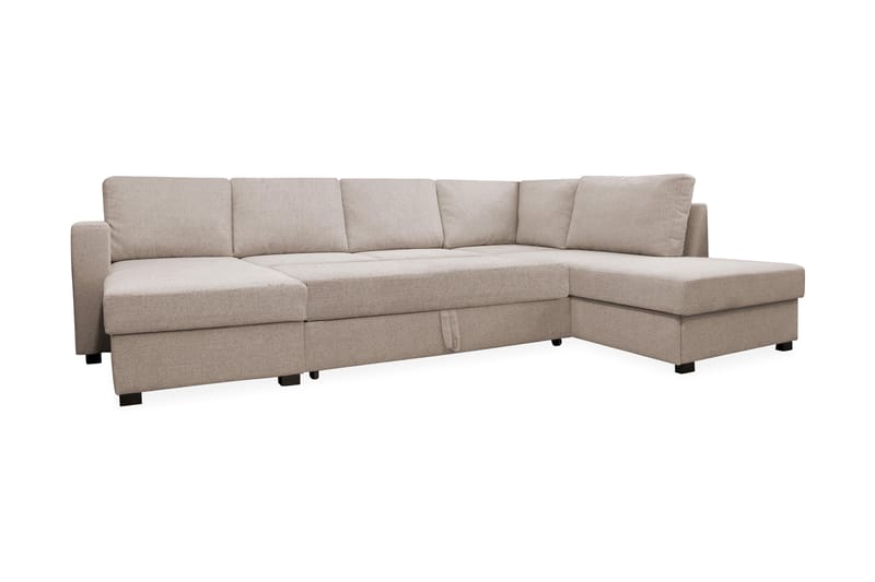 Paris U-Sovesofa - Beige - Sovesofaer - Sovesofa divan