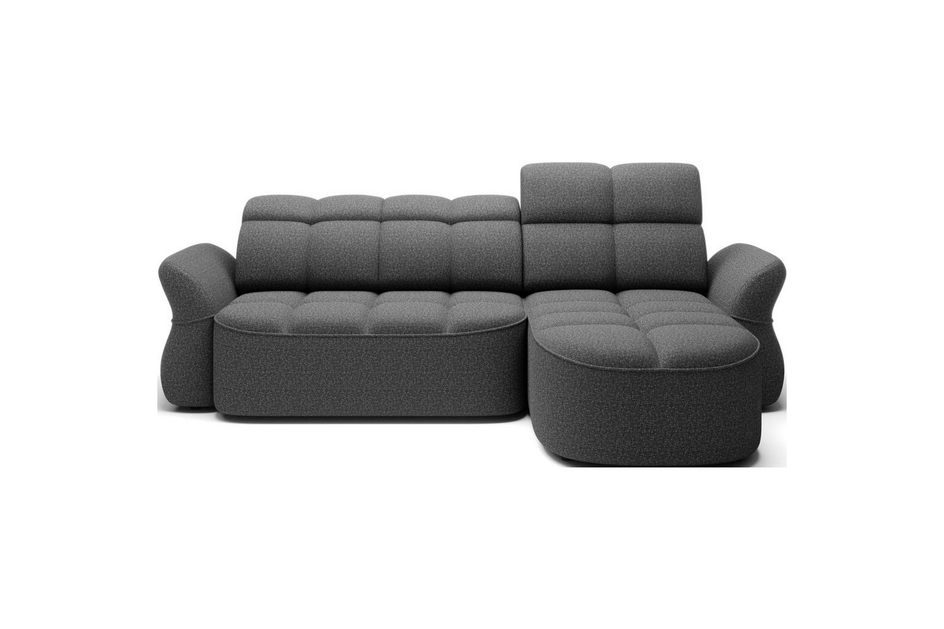 Seksjon Eltap Beneth 301x115x185 cm - Breona 04, Grå, Høyre