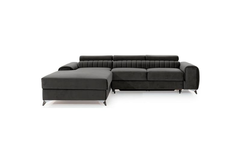 Seksjonssofa Eltap Grayson 278x205x92 cm, Nube 5, Grå, Venstre