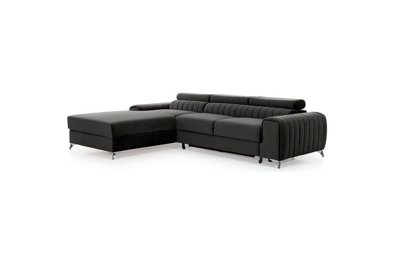 Seksjonssofa Eltap Grayson 278x205x92 cm - Nube 5, Grå, Venstre - Møbler - Sofaer - Sovesofaer - Sovesofa divan
