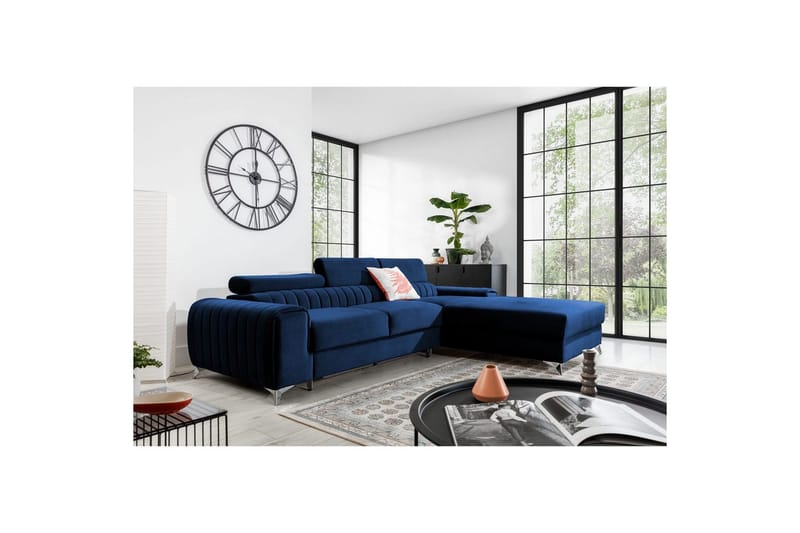Seksjonssofa Eltap Grayson 278x205x92 cm - Velvetmat 40, Høyre - Møbler - Sofaer - Sovesofaer - Sovesofa divan