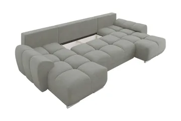 Simerly Sovesofa Dobbeldivan 4-seter - Beige - Møbler - Sofaer - Sovesofaer - Sovesofa divan