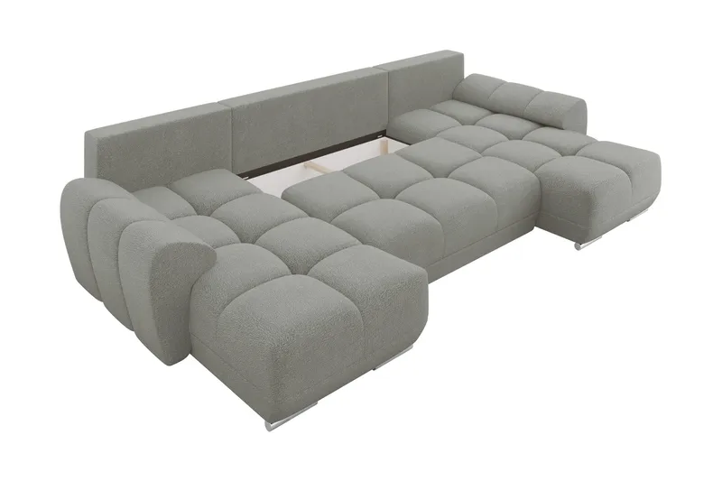 Simerly Sovesofa Dobbeldivan 4-seter - Beige - Møbler - Sofaer - Sovesofaer - Sovesofa divan