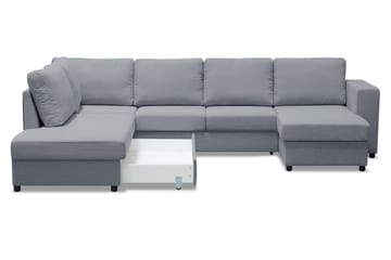Verona U-Sovesofa Venstre - Lysegrå - Møbler - Sofaer - Sovesofaer - Sovesofa divan