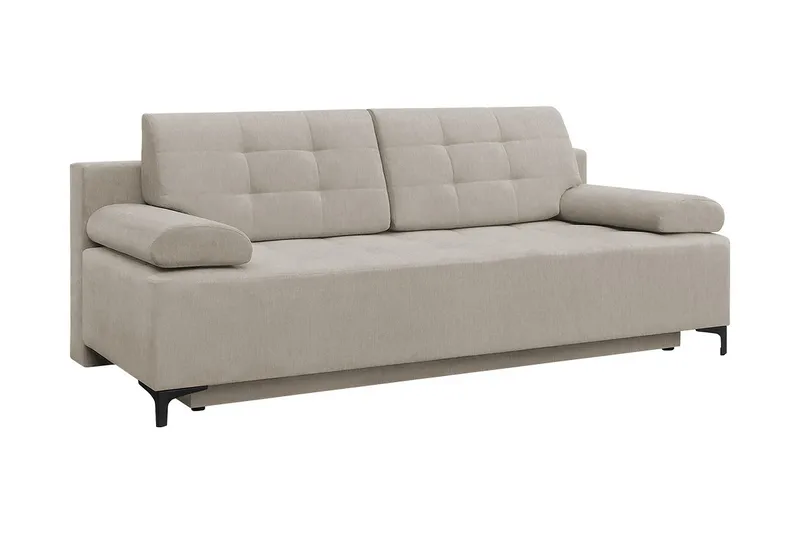 Sovesofa FABIO LED-belysning - Beige - Møbler - Sofaer - Sovesofaer