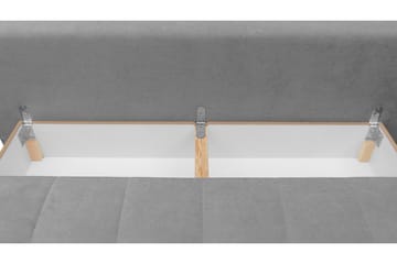 Sovesofa FABIO LED-belysning - Grå - Møbler - Sofaer - Sovesofaer