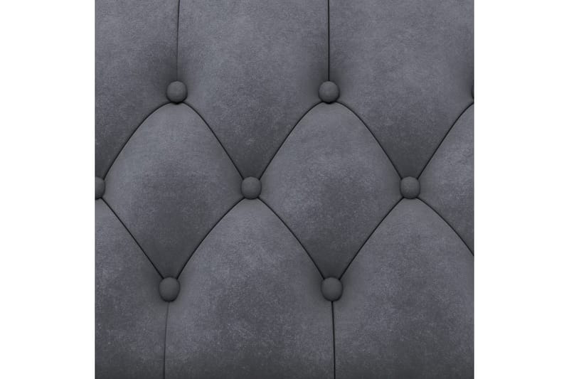 Sovesofa Felix 241x154x83 cm, Antrasitt, Fløyel - 241x154x83 cm, Antrasitt, Fløyel - Møbler - Sofaer - Sovesofaer