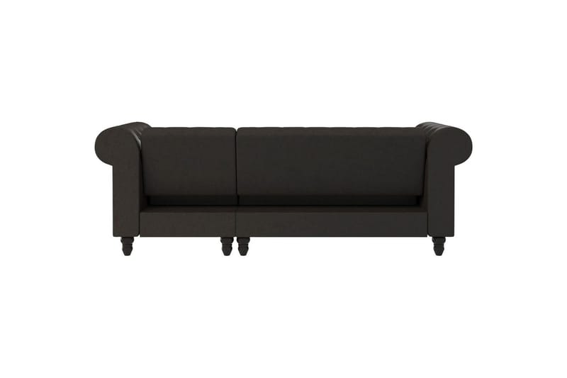 Sovesofa Felix 241x154x83 cm, Antrasitt, Mikrofiber/Tre/Metall - 241x154x83 cm, Antrasitt, Mikrofiber/Tre/Metall - Møbler - Sofaer - Sovesofaer