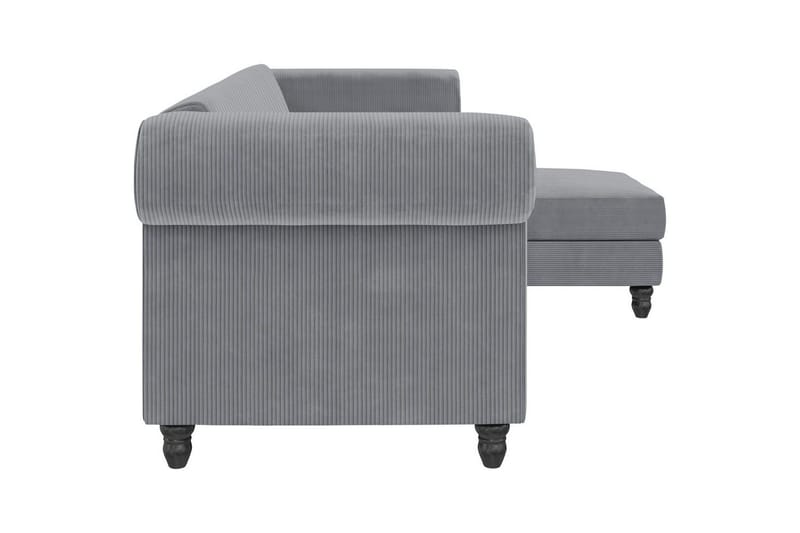 Sovesofa Felix II 241x154x83 cm, Grå - 241x154x83 cm, Grå - Møbler - Sofaer - Sovesofaer