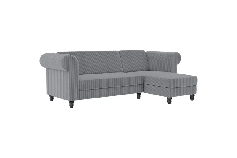Sovesofa Felix II 241x154x83 cm, Grå, 241x154x83 cm, Grå