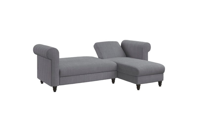 Sovesofa Felix II 241x154x83 cm, Grå - 241x154x83 cm, Grå - Møbler - Sofaer - Sovesofaer