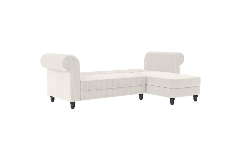 Sovesofa Felix II 241x154x83 cm, Krem - 241x154x83 cm, Krem - Møbler - Sofaer - Sovesofaer