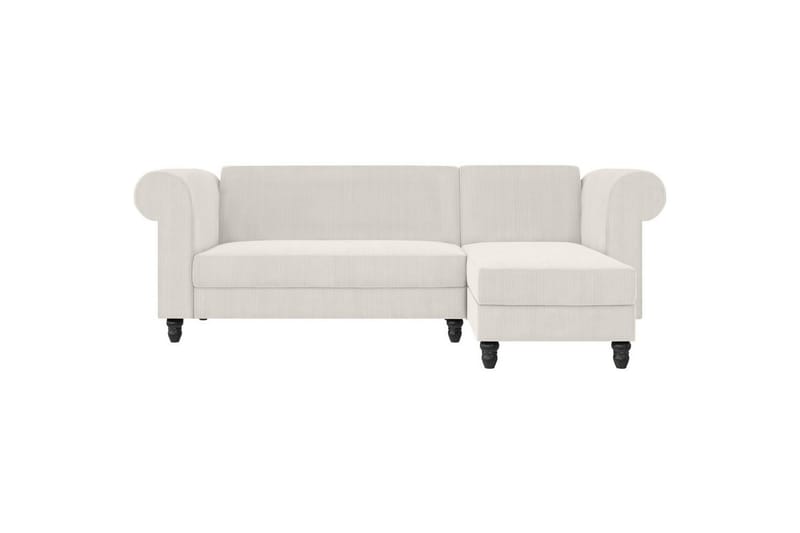 Sovesofa Felix II 241x154x83 cm, Krem - 241x154x83 cm, Krem - Møbler - Sofaer - Sovesofaer