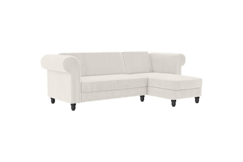 Sovesofa Felix II 241x154x83 cm, Krem - 241x154x83 cm, Krem - Møbler - Sofaer - Sovesofaer