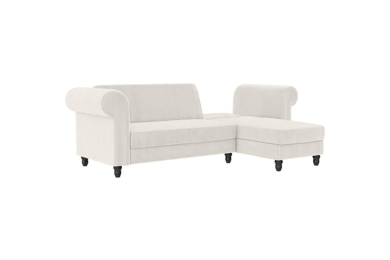 Sovesofa Felix II 241x154x83 cm, Krem - 241x154x83 cm, Krem - Møbler - Sofaer - Sovesofaer