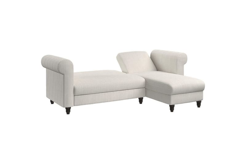 Sovesofa Felix II 241x154x83 cm, Krem - 241x154x83 cm, Krem - Møbler - Sofaer - Sovesofaer
