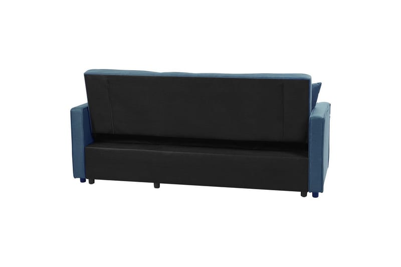 Sovesofa Glomma - Blå, Svart - Møbler - Sofaer - Sovesofaer