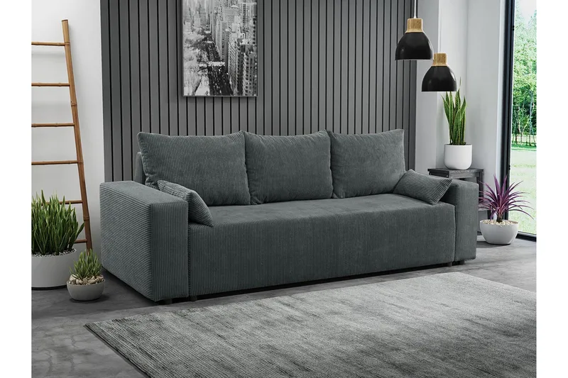 Sovesofa - Grå - Møbler - Sofaer - Sovesofaer