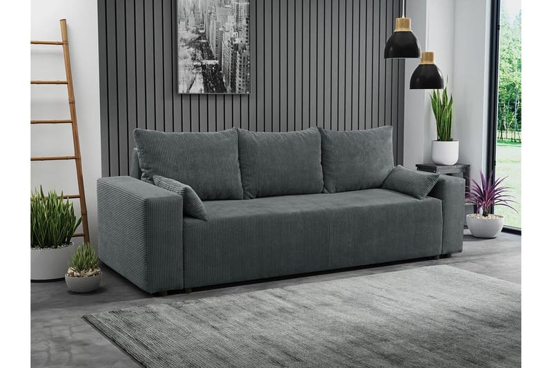 Sovesofa - Grå - Møbler - Sofaer - Sovesofaer