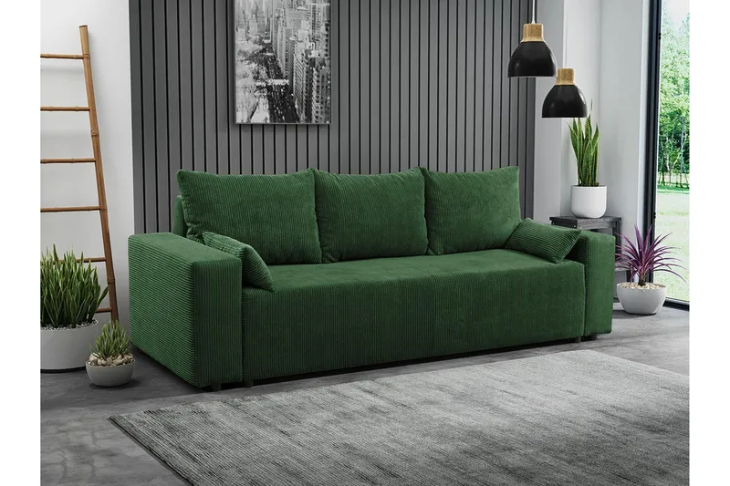Sovesofa - Grønn - Møbler - Sofaer - Sovesofaer