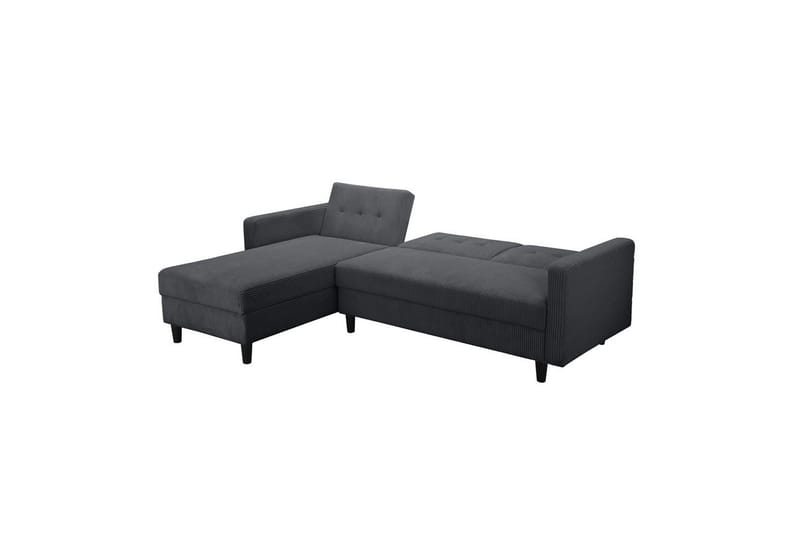Sovesofa Hartford II 213x153x82 cm, Antrasitt - 213x153x82 cm, Antrasitt - Møbler - Sofaer - Sovesofaer