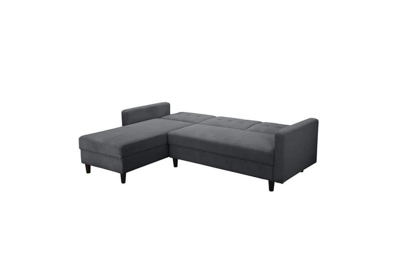 Sovesofa Hartford II 213x153x82 cm, Antrasitt - 213x153x82 cm, Antrasitt - Møbler - Sofaer - Sovesofaer