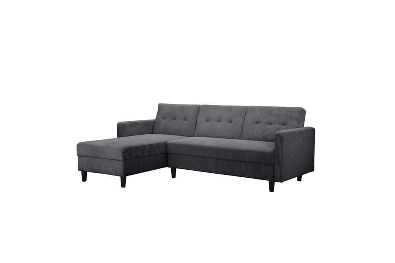 Sovesofa Hartford II 213x153x82 cm, Antrasitt - 213x153x82 cm, Antrasitt - Møbler - Sofaer - Sovesofaer