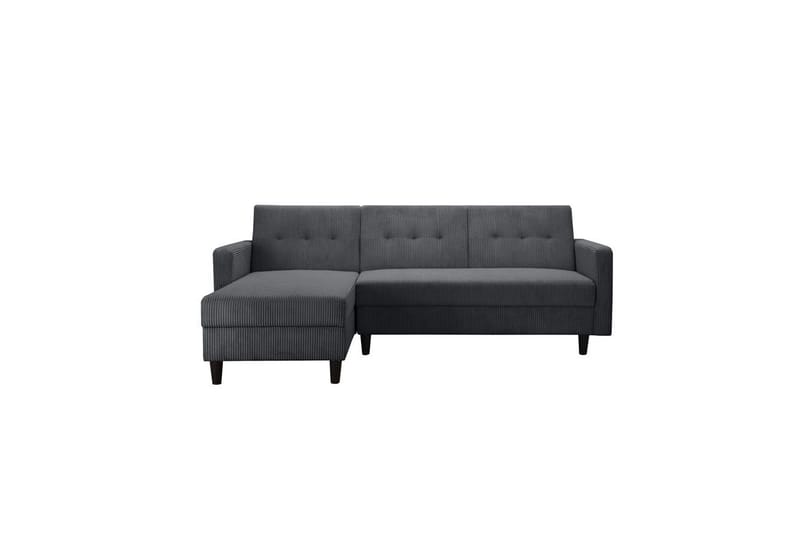 Sovesofa Hartford II 213x153x82 cm, Antrasitt - 213x153x82 cm, Antrasitt - Møbler - Sofaer - Sovesofaer