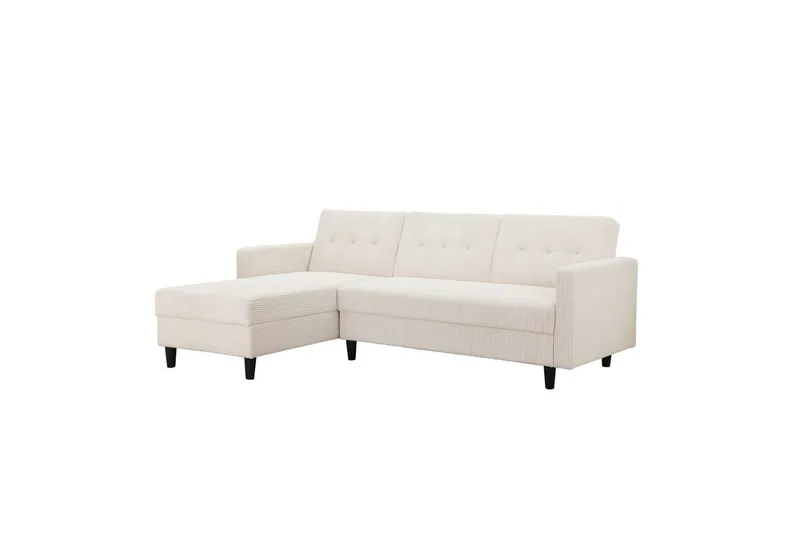 Sovesofa Hartford II 213x153x82 cm, Krem, 213x153x82 cm, Krem